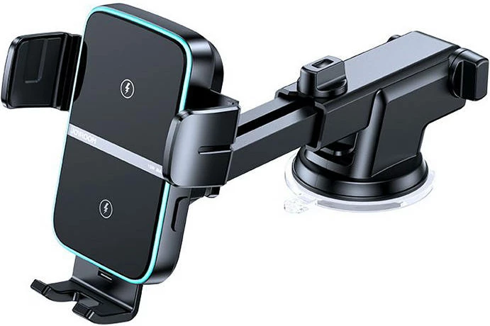 Mbajtës celulari Joyroom JR-ZS246 me karikues wireless Qi, i zi