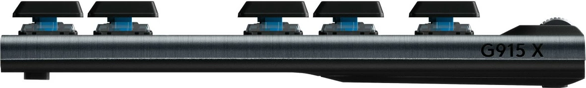 Tastierë gaming Logitech G915 X LIGHTSPEED TKL, mekanike, RGB, wireless/bluetooth, e zezë