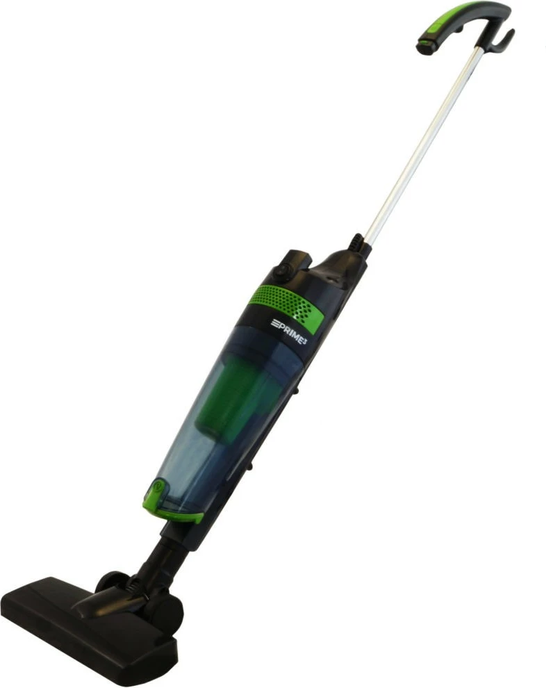 Fshesë elektrike vertikale PRIME3 SVC11, pa qese, 1.5L, HEPA, E zezë/Gjelbër