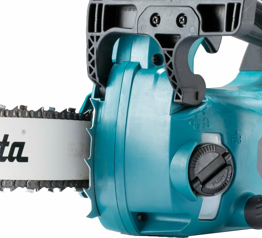 Motorrsharrë me bateri Makita UC002GM102 40V Max XGT 25 cm, blu, set me 1 bateri 4Ah dhe karikues