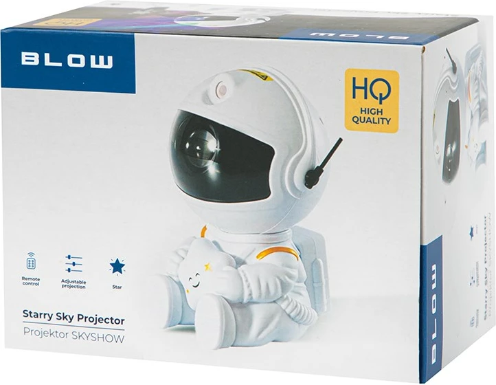 Projektor LED Astronaut BLOW, Dritë nate, Multingjyrëshe