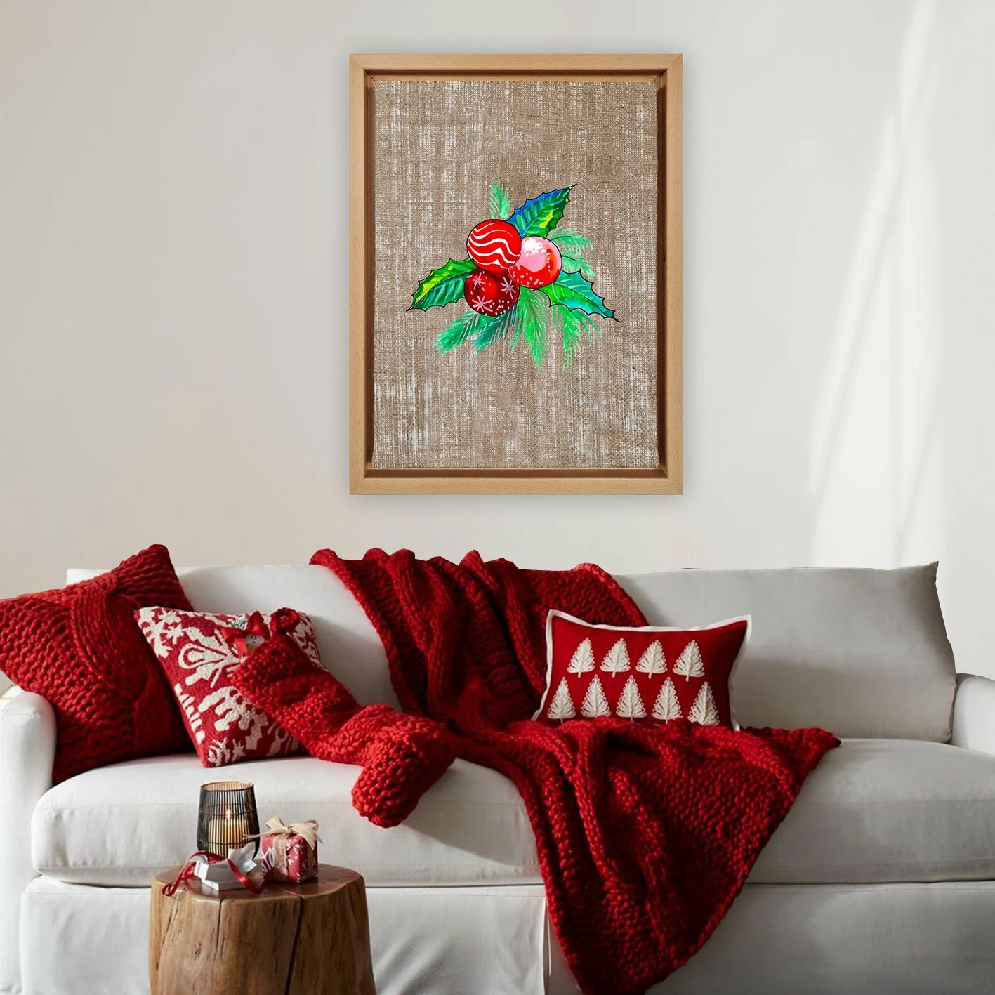 Pikturë dekorative në kanavacë me kornizë, shumëngjyrëshe, NLJ5800881_6696