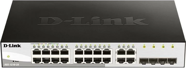 Switch D-Link DGS-1210-20/E 24 porta 1Gbps
