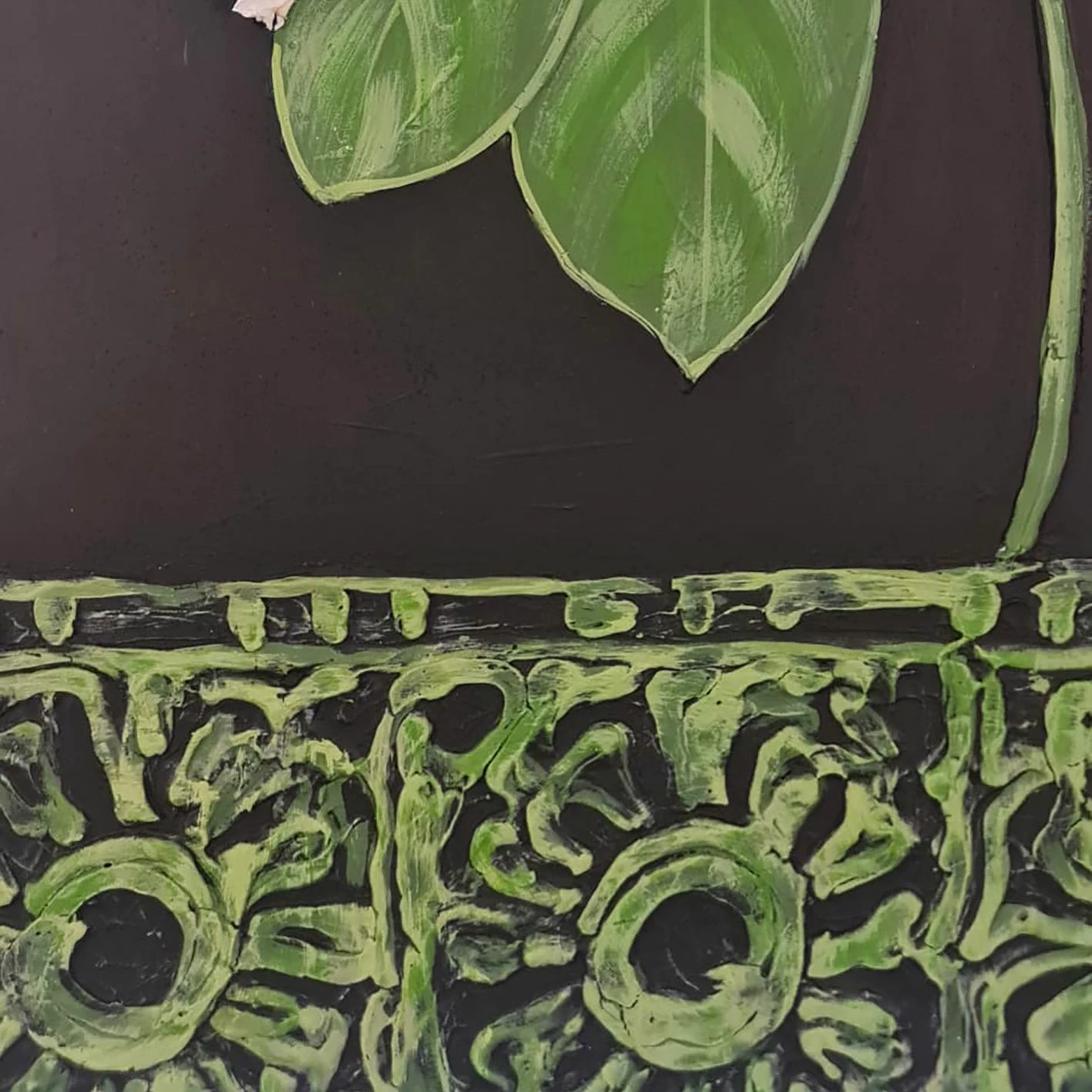 Pikturë dekorative me vaj, Wallity, OP10066 - 100100, shumëngjyrëshe, 100x100cm