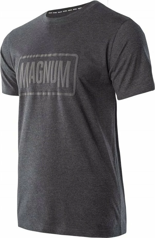 Maicë Magnum Essential T-Shirt 2.0, mëngë të shkurta, Regular Fit, madhësia M, e zezë melange