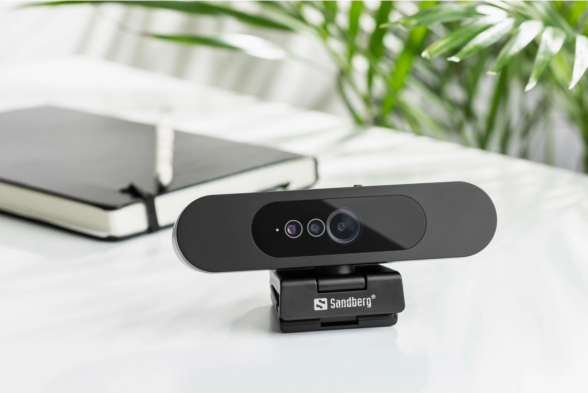 Webcam Sandberg Face-ID 2, 2 MP, Full HD, 1920 x 1080, e zezë