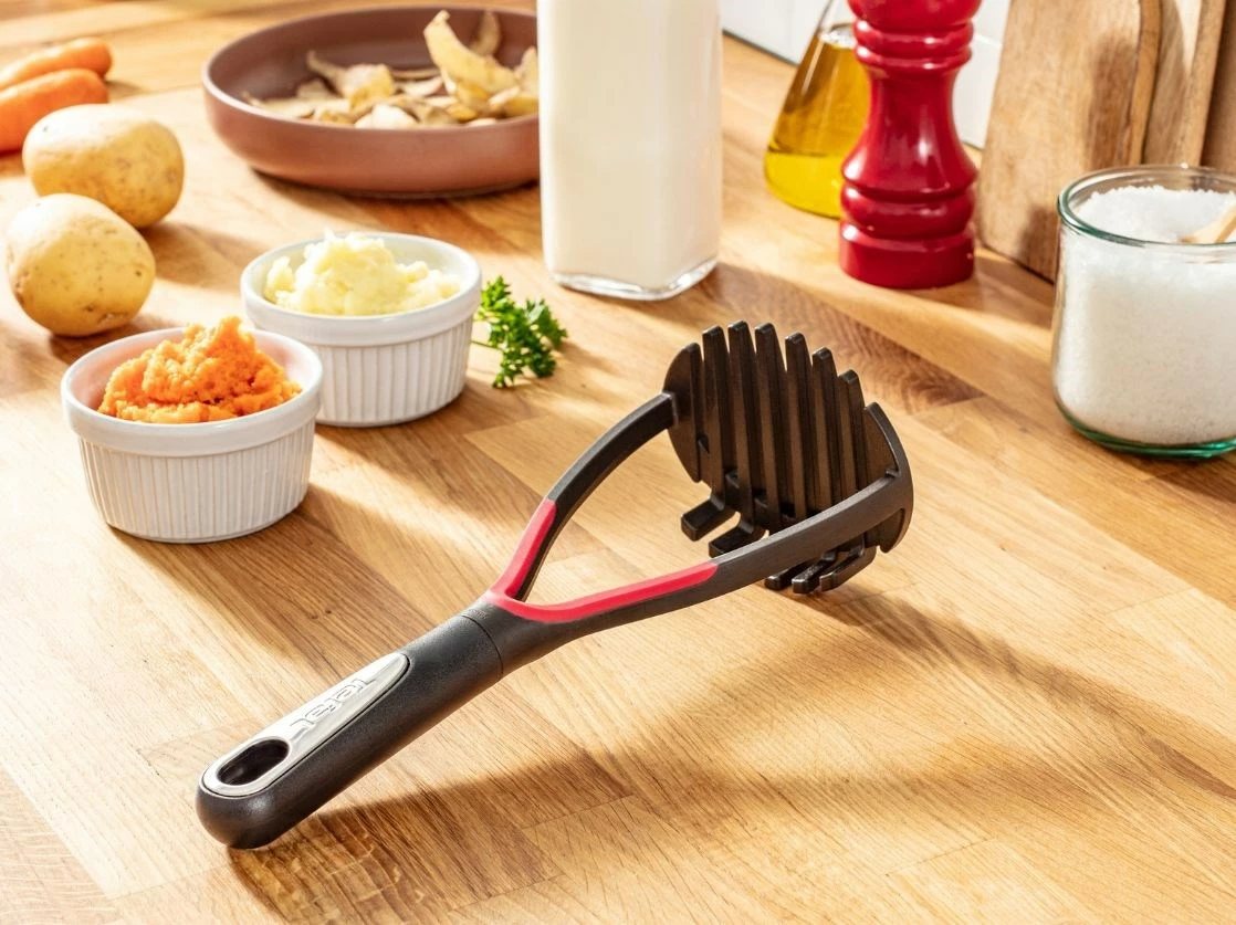 Shtypëse patatesh Tefal Ingenio K2071214, Inox, e zezë