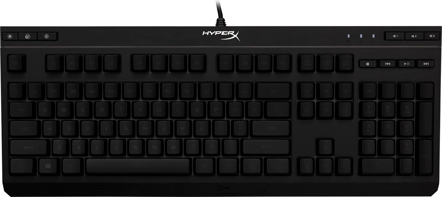 Tastierë HyperX Alloy Core RGB, QWERTY US English, e zezë