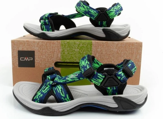 Sandale për fëmijë CMP, navy blue/green