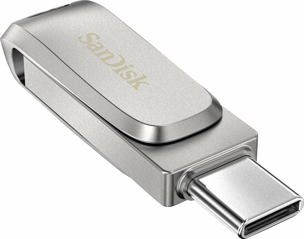 USB SanDisk Ultra Dual Drive Luxe 128GB, USB 3.1, Type-C, argjendtë