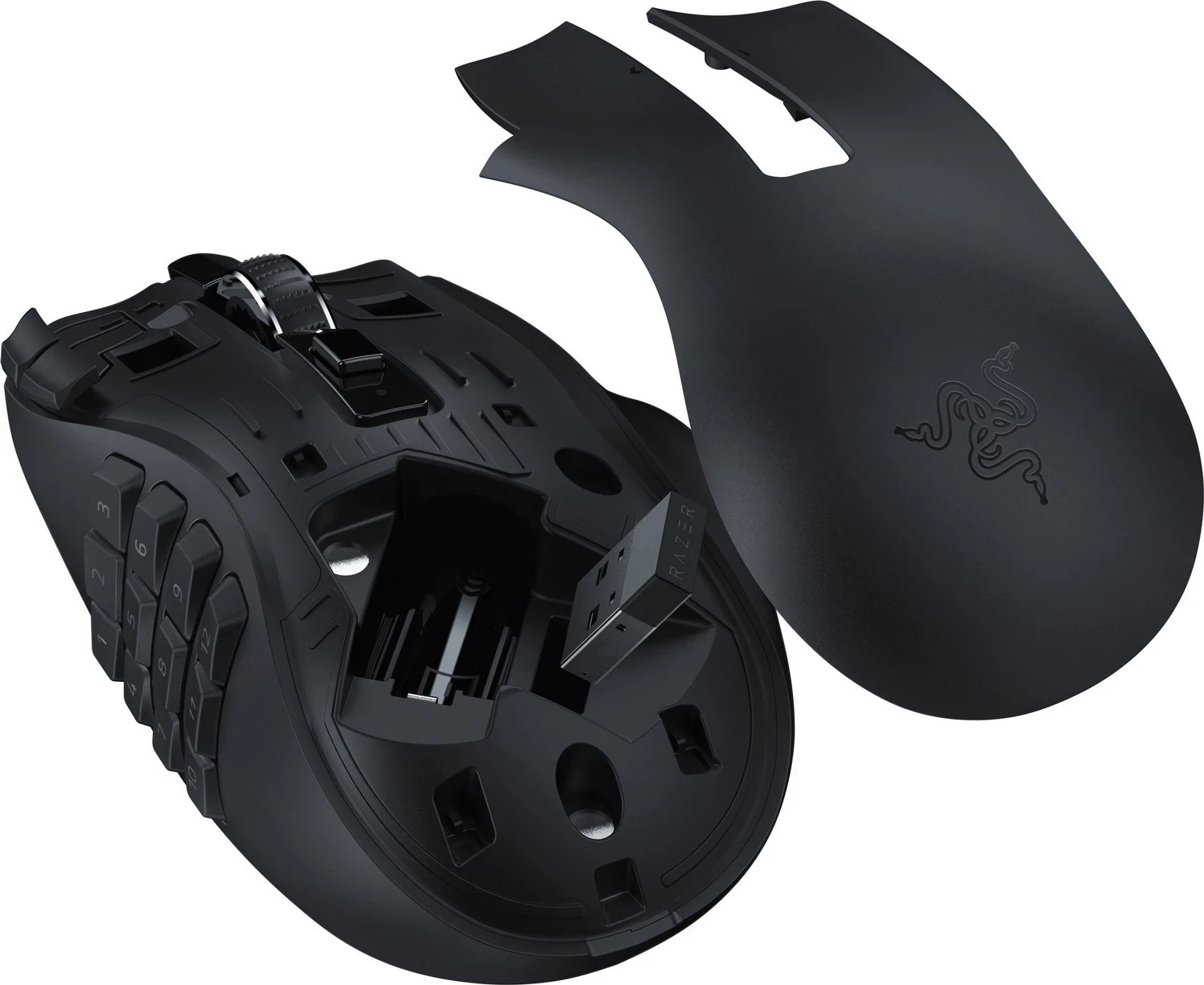 Miun e lojërave Razer Naga V2 HyperSpeed, e zezë