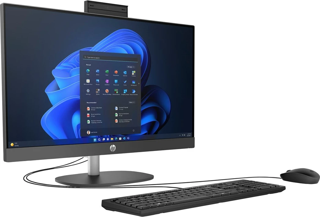 Kompjuter All-in-One HP ProOne 240 G10, Intel Core i5-1335U, 16 GB RAM, 256 GB SSD, 23.8", Bardhë