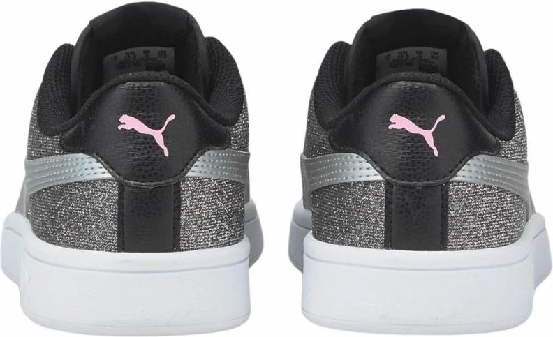 Atlete për vajza Puma Smash v2 Glitz Glam, gri/argjendtë