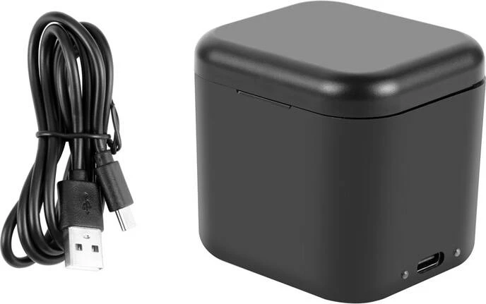 Karikues + kuti për kartela memorie Puluz PU968B për Insta360 Ace Pro/Ace, e zezë