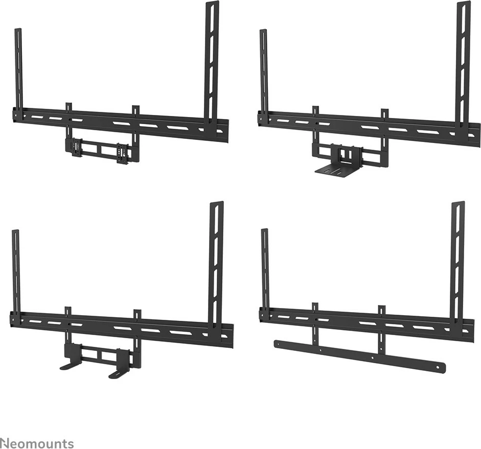 Mbajtës videobar universal Newstar AV2-500BL, 43", VESA 200x200-800x600, 10 kg, e zezë