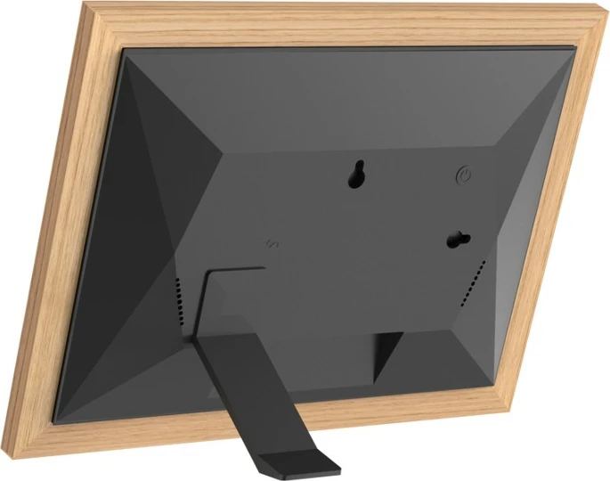 Kornizë digjitale Braun DigiFrame 10B, 10.1 inç, 32GB, WiFi, e zezë/dru