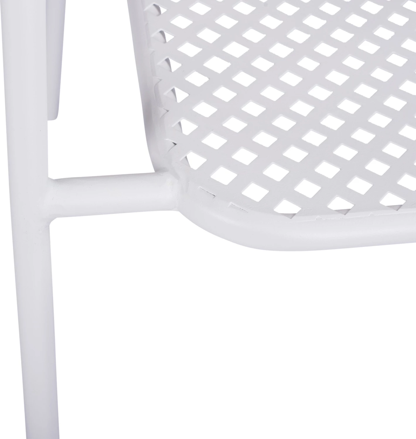 Karrige metalike e bardhë Thetis FH5173.12 55x57x79 cm