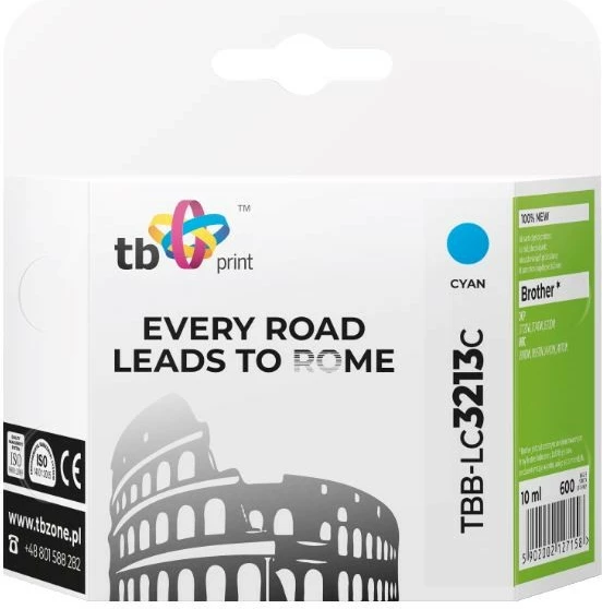 Toner cyan TB Print TBB-LC3213C për Brother DCP-J772DW/J774DW/J572DW/MFC-J890DW/J895DW/J491DW/J497DW