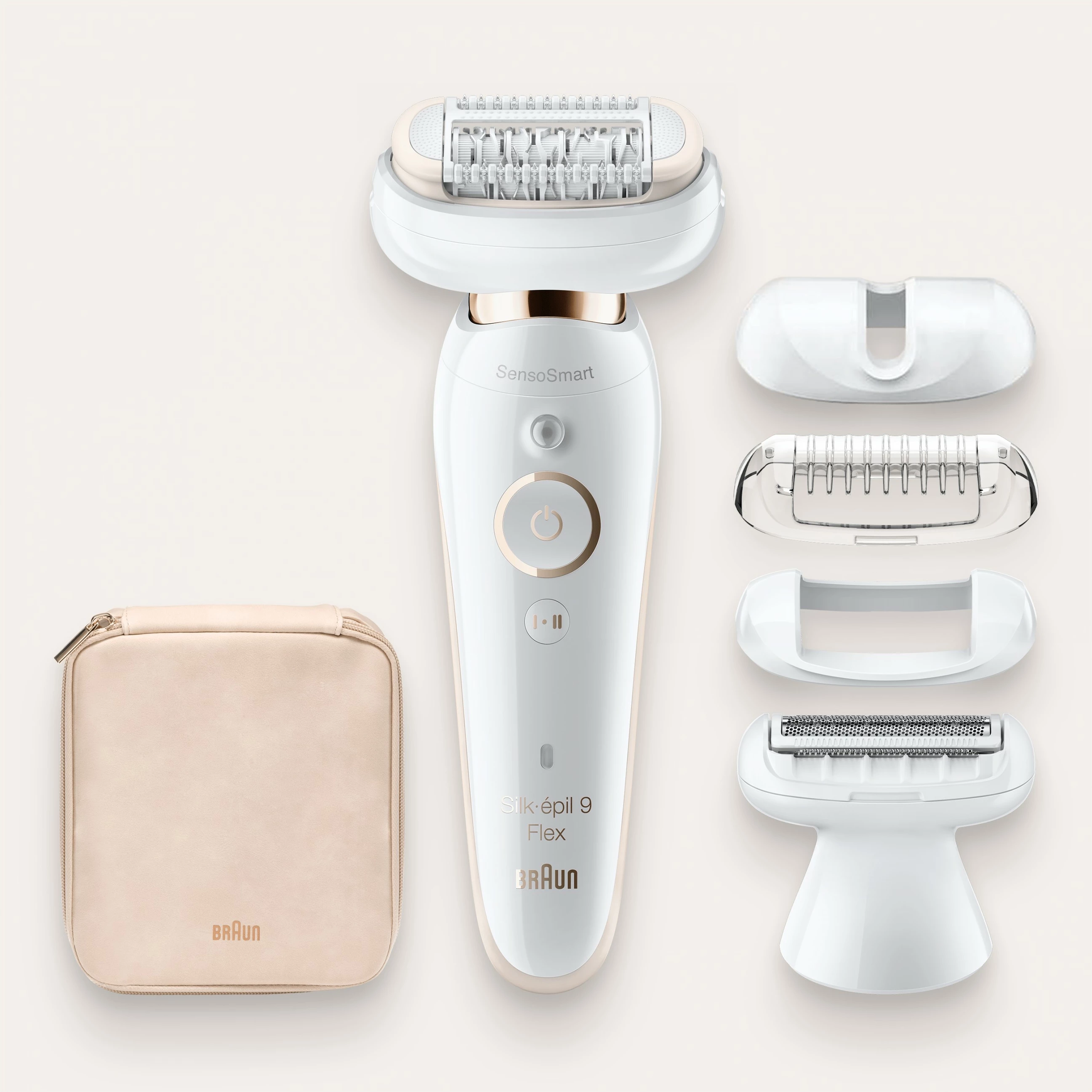 Epilator Braun Silk, i bardhë