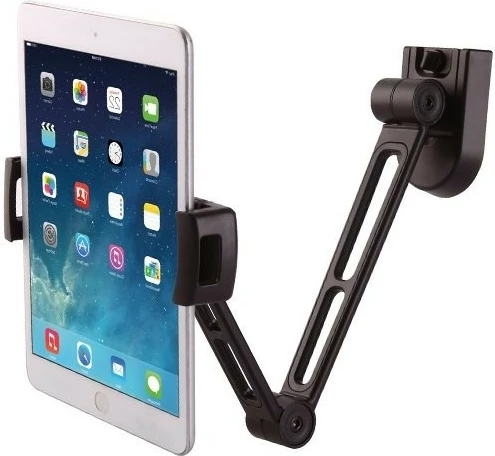 Krah muri i rregullueshëm për tablet Techly 026388, për 4.7-12.9", i zi