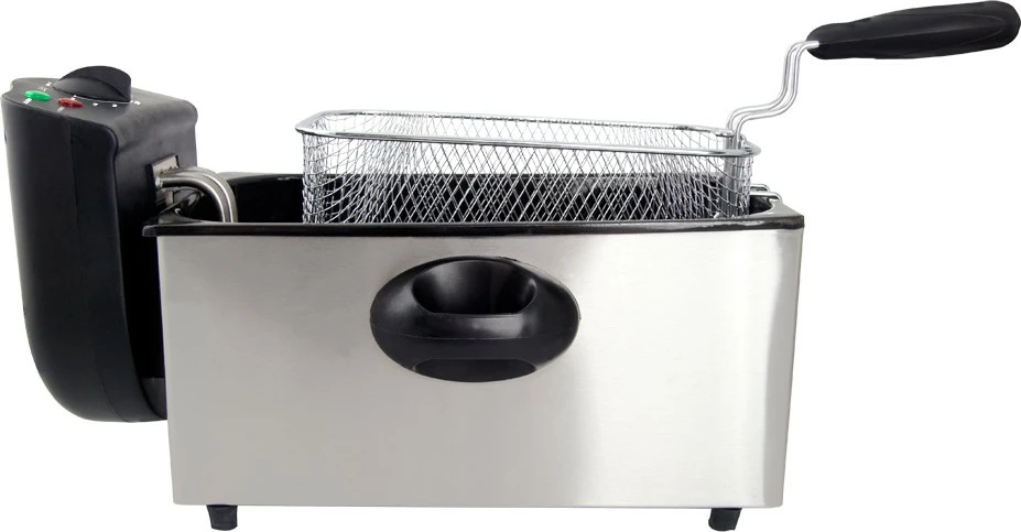Fritezë Esperanza EKG010, 3L, çelik inox, gri