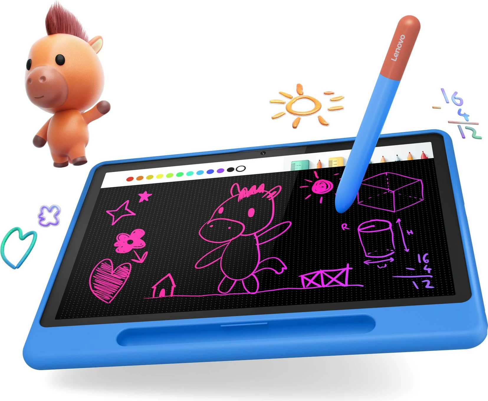 Tablet Lenovo Tab 2025 64GB me mbështjellës edhe stylus, e zezë