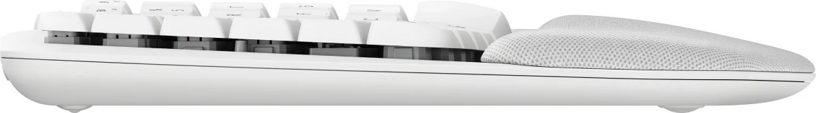 Tastierë Logitech Wave Keys për Mac, Full-size, Wireless, Bluetooth, Membranë, QWERTZ, Bardhë