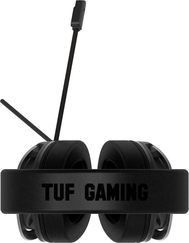 Kufje gaming ASUS TUF Gaming H3, me tela, 7.1 surround, 294g, e zezë/gri