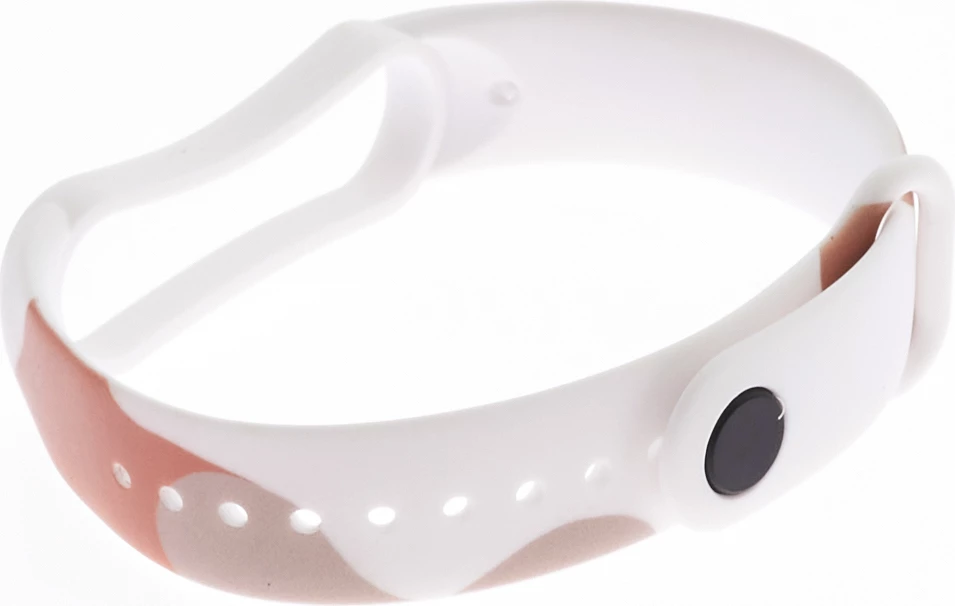 Rrip silikoni Hurtel Strap Moro për Xiaomi Mi Band 3/4, kamuflazh, bardhë/bezhë/portokalli