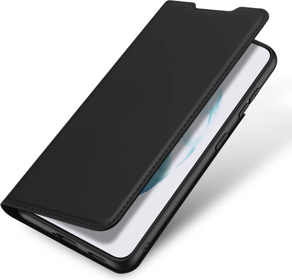 Mbështjellës Dux Ducis Skin Pro për Samsung Galaxy S22+, eko lëkurë, i zi