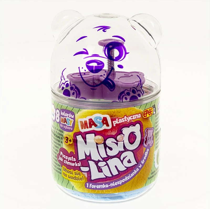Masë modeluese Epee Misiolina, 60g, me formë, Blu