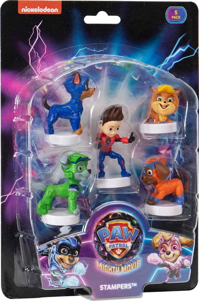 Set vulash P.M.I. PAW Patrol: The Mighty Movie S2, 5 copë (të ndryshme), përzgjedhje e rastësishme