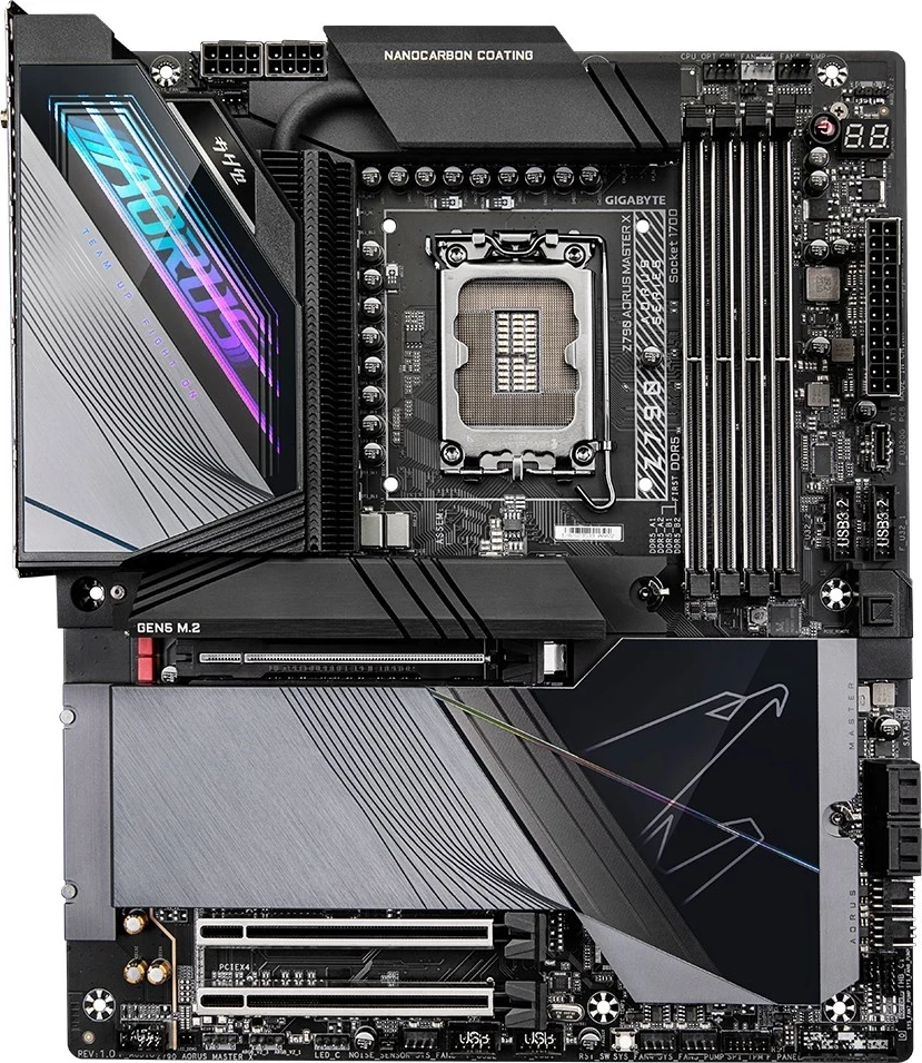 Pllakë amë Gigabyte Z790 AORUS MASTER X, mbështet Intel 13th Gen
