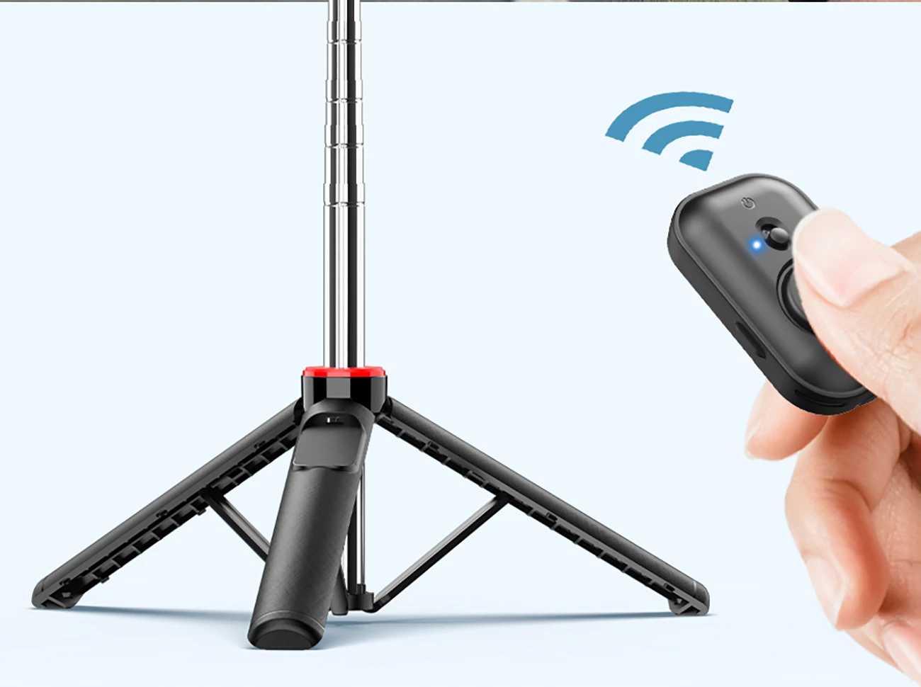 Selfie stick tripod Wozinsky WC1Y3S, 1.32m, me Bluetooth, i zi