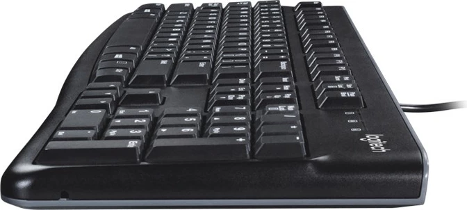 Tastierë Logitech K120, USB, full-size, profil i ulët, e zezë