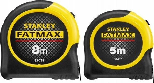 Metër shirit Stanley FatMax FMHT31725-0 Blade Armor 5 m + 8 m, set 2 copë, zi/verdhë