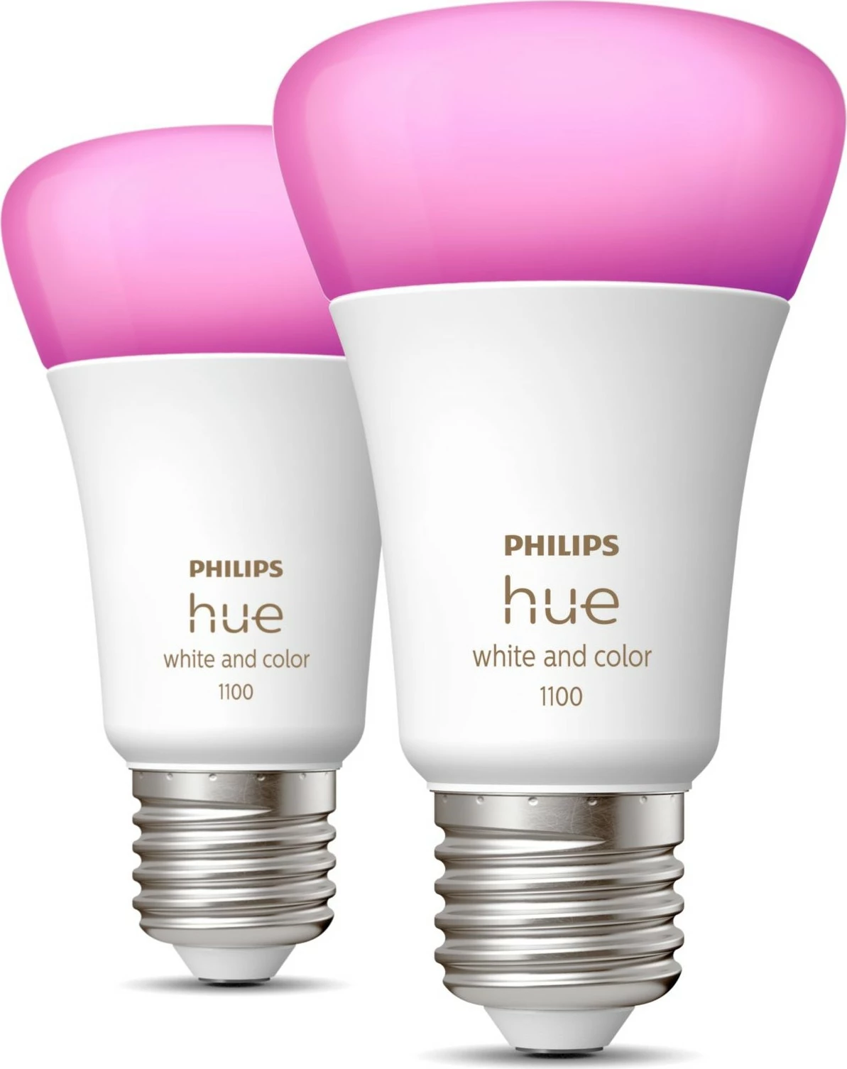Llambë smart Philips Hue A60 E27, 1100, Bluetooth/Zigbee, e bardhë dhe me ngjyra