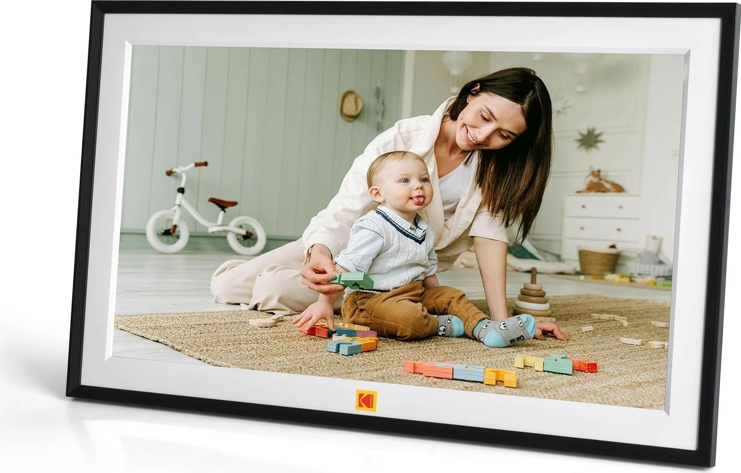 Kornizë digjitale Kodak RCF-1561P, 32GB, WiFi, FHD, USB-C, e zezë