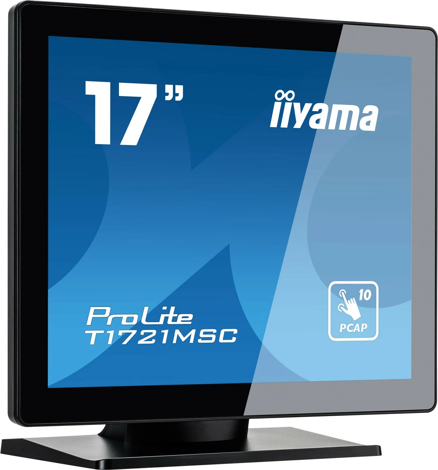 Monitor iiyama ProLite T1721MSC-B2, 17", LED, Touchscreen, E zezë