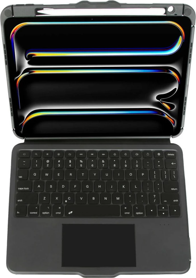 Mbështjellës me tastierë Targus Versavu, Bluetooth 5.0, QWERTY spanjisht, e zezë