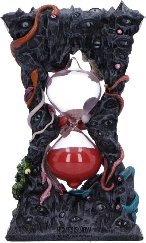 Kohëmatës me rërë NEMESIS NOW Dungeons & Dragons Beholder, 1 minutë, 18.5 cm, rrëshirë, rërë e kuqe, kuti dhurate