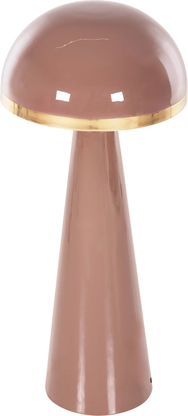 Llambë dyshemeje SMUSH FH4257.06 metalike, ngjyrë salmoni dhe ari, kapak rrotullues Φ36,5x84H cm