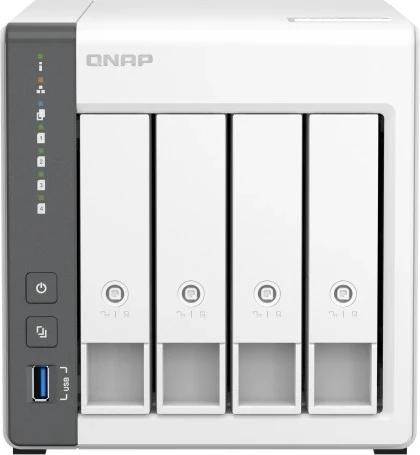 Server NAS Qnap TS-433, 4GB RAM, 4 disqe,  i bardhë