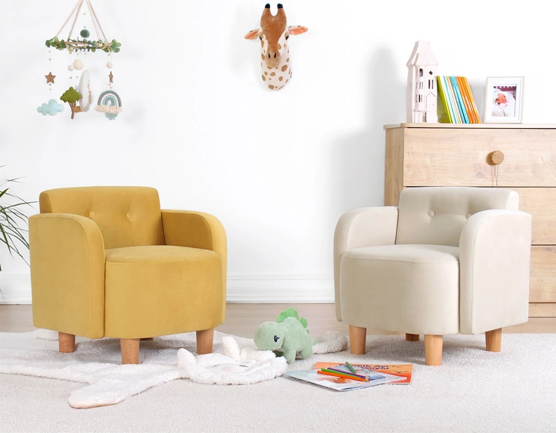 Karrige fëmijësh me krahë, Atelier del Sofa, Volie, krem