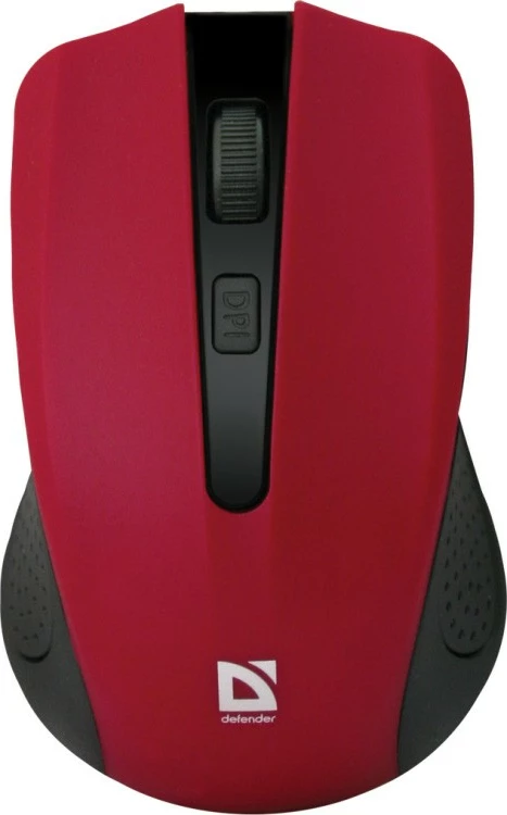 Maus wireless Defender ACCURA MM-935 RF, 1600 DPI, i kuq/zi