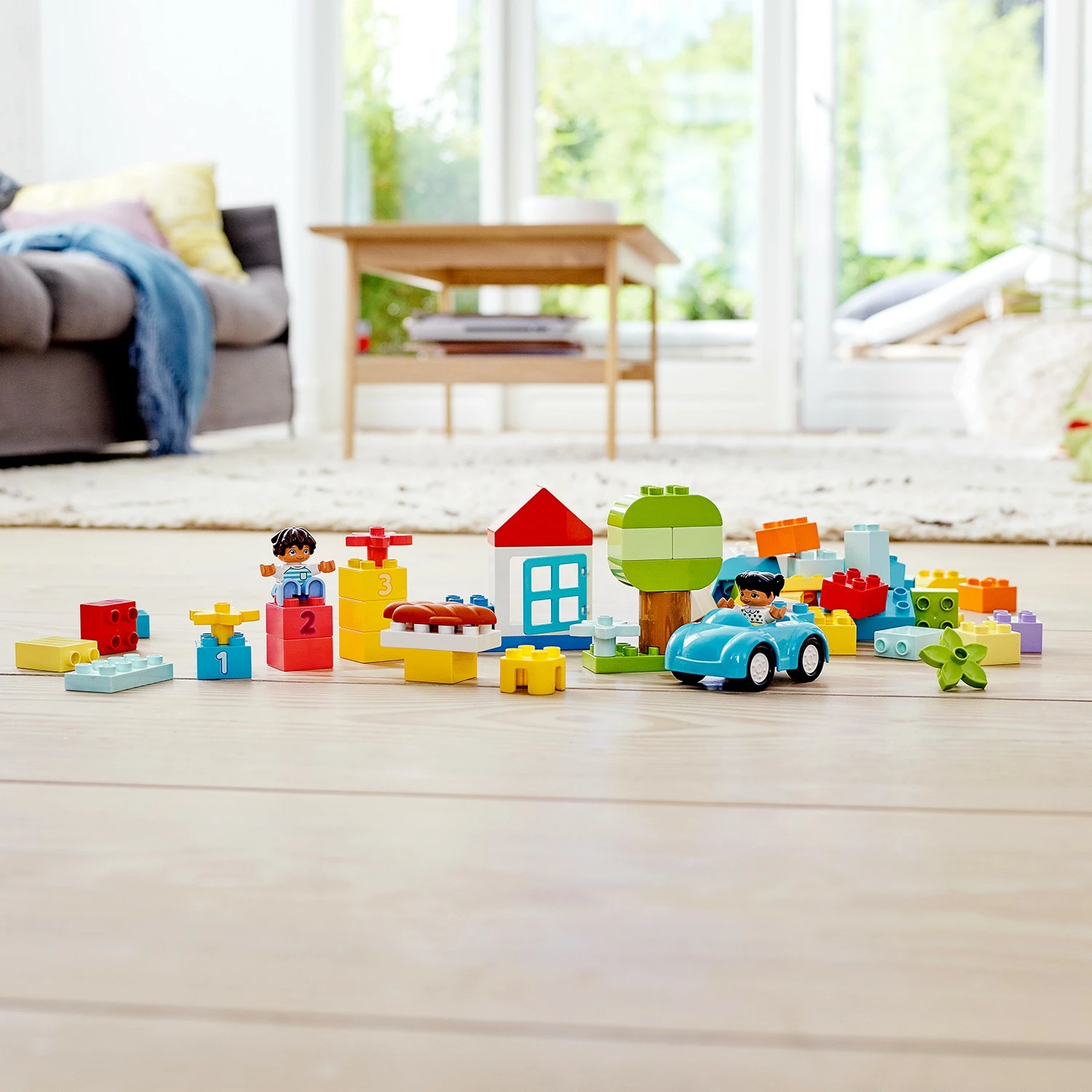 Set ndërtimi LEGO DUPLO Classic Brick Box 10913, 65 pjesë, shumëngjyrësh