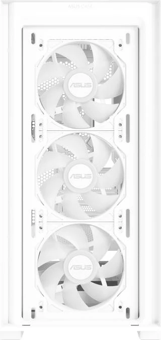 Kasë, Asus A21 PLUS (90DC00H3-B19010), microATX, 4x ARGB fans, radiator 360 mm, GPU 380 mm, e bardhë