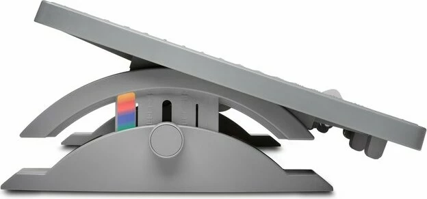 Mbështetëse këmbësh Kensington SmartFit SoleMate Pro, gri, rregullim lartësie 9-12 cm, kënd 0-18°