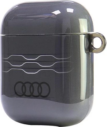 Mbështjellës Audi IML Geometric Pattern për AirPods 1/2, Gri