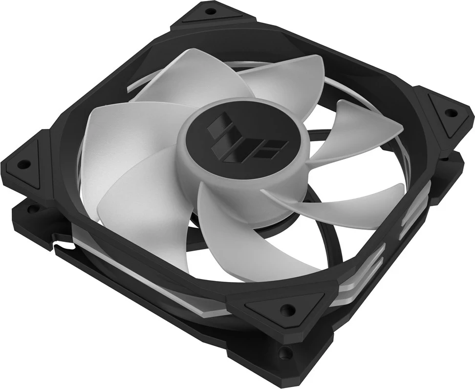 Ventilatorë ASUS TUF Gaming TR120 ARGB Reverse, set treshe, 12 cm, Ngjyrë e zezë